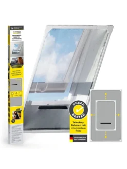 EASYmaxx Insect Protect Teleskop-Insektenschutzgitter für Dachfenster