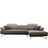Ecksofa H92, Rechts, braun