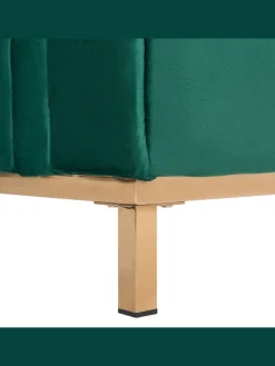 Ecksofa OSLO in Grün - (W) 270 x (H) 64 x (L) 151 cm