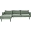 Ecksofa VINTERBRO in Grün/Schwarz - (W) 279 x (H) 86 x (L) 162 cm
