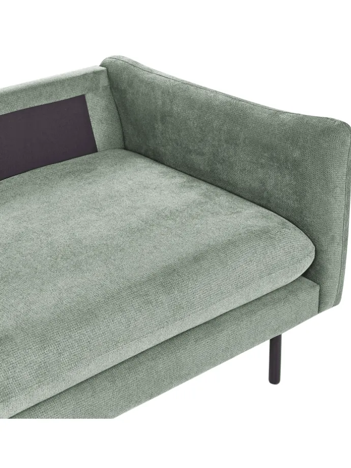 Ecksofa VINTERBRO in Grün/Schwarz - (W) 279 x (H) 86 x (L) 162 cm