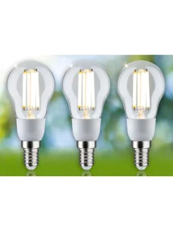 Eco-Line Filament 230V LED Tropfen 3er-Pack 100 mm A