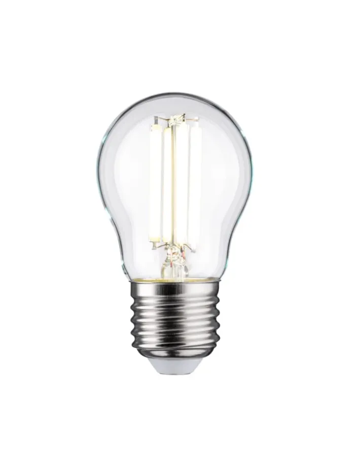 Eco-Line Filament 230V LED Tropfen E27 1er-Set 80 mm 525lm 2,5W 4000K Klar A