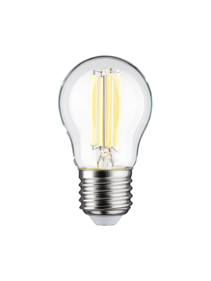 Eco-Line Filament 230V LED Tropfen E27 1er-Set 80 mm 525lm 2,5W 4000K Klar A