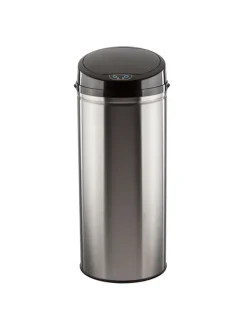 Edelstahl Abfalleimer mit Sensor 42 l in Brushed