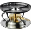 Edelstahl-Dochtenbrennerrechaud "Classic" - Ø 22 cm