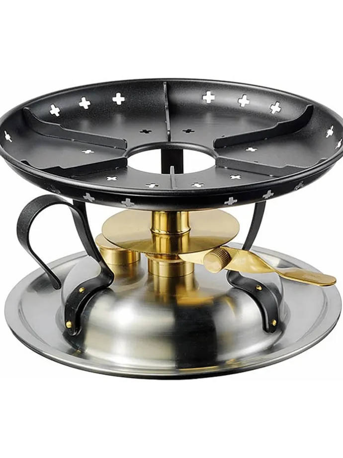 Edelstahl-Dochtenbrennerrechaud "Classic" - Ø 22 cm