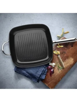 Edelstahl-Grillpfanne 