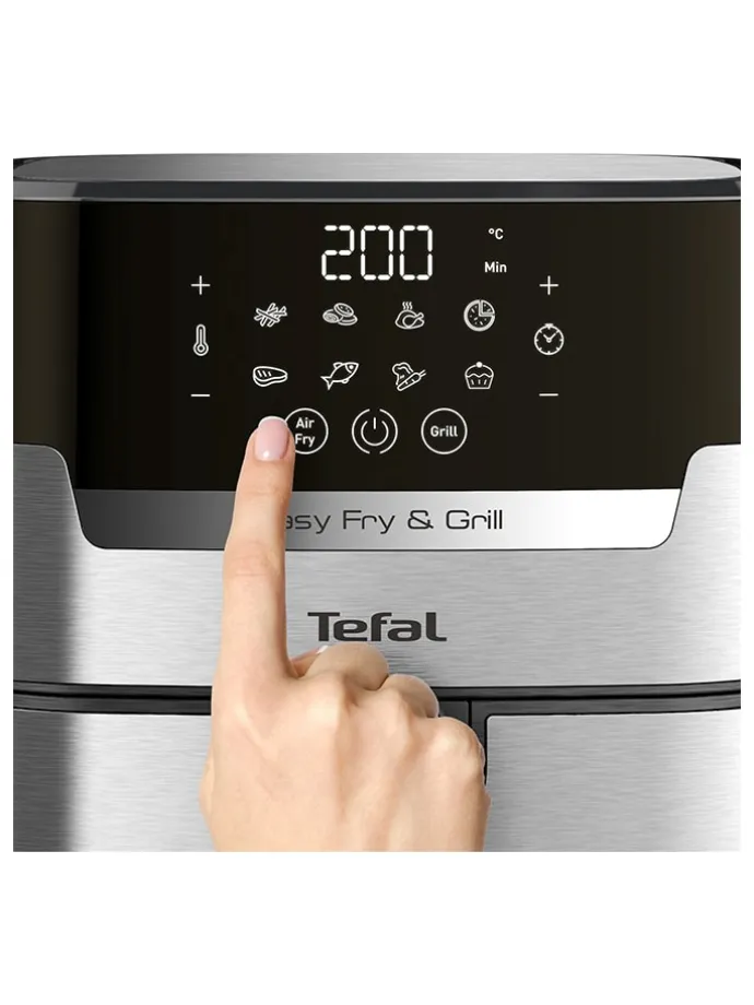 Edelstahl-Heißluftfritteuse "Easy Fry & Grill XL" - 4,2 l