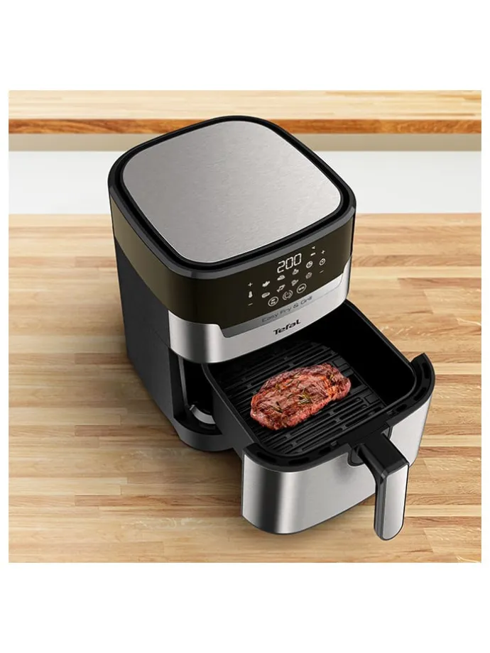 Edelstahl-Heißluftfritteuse "Easy Fry & Grill XL" - 4,2 l