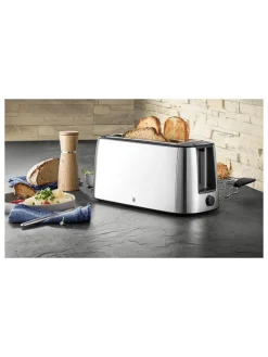 Edelstahl-Langschlitz-Toaster 