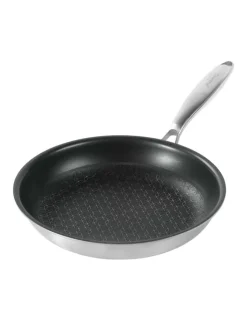 Edelstahlpfanne Bratpfanne | ohne Deckel in Silber