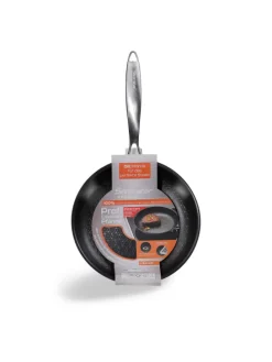 Edelstahlpfanne Bratpfanne | ohne Deckel in Silber