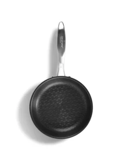 Edelstahlpfanne Bratpfanne | ohne Deckel in Silber