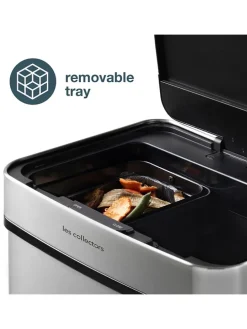 Edelstahl-Recycling-Mülleimer - 69 l