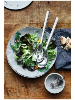 Edelstahl-Salatbesteck "Nuova" - (L)30 cm