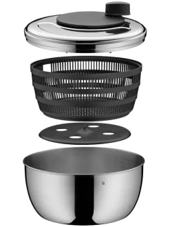 Edelstahl-Salatschleuder - 4 l