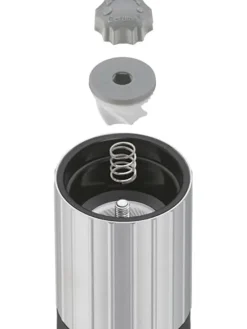 Edelstahl-Salz-/Pfeffermühle - (H)14 cm