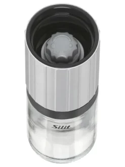 Edelstahl-Salz-/Pfeffermühle - (H)14 cm