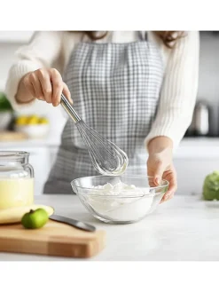 Edelstahl-Schneebesen - (L)30,5 cm