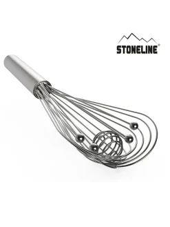 Edelstahl-Schneebesen - (L)30,5 cm