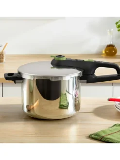 Edelstahl-Schnellkochtopf