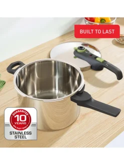 Edelstahl-Schnellkochtopf