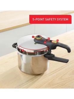 Edelstahl-Schnellkochtopf