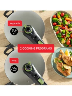 Edelstahl-Schnellkochtopf