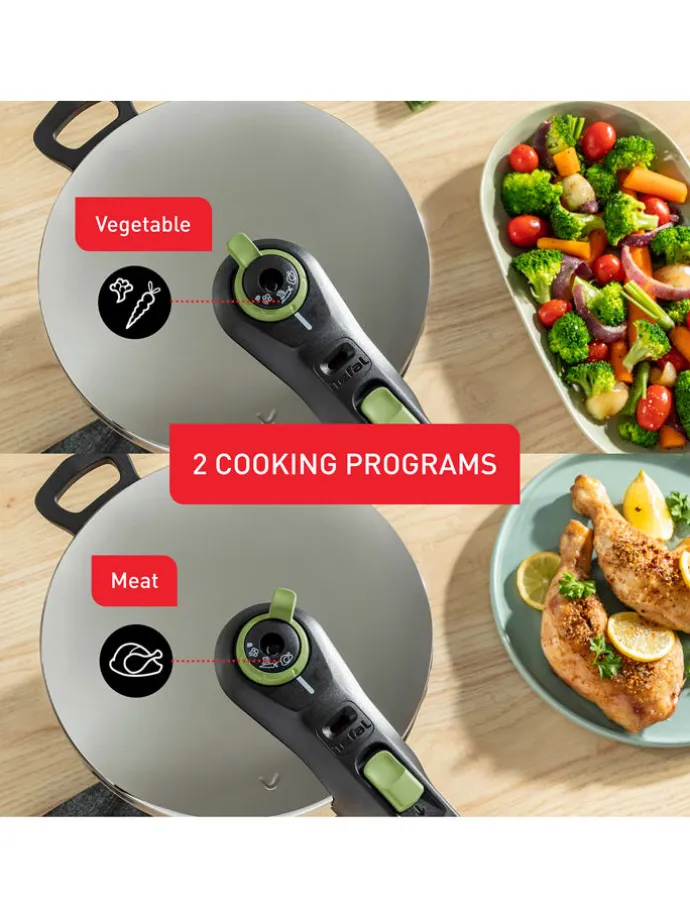 Edelstahl-Schnellkochtopf "Secure trendy" - 6 l