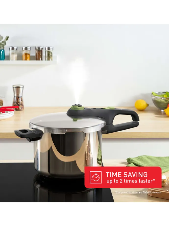 Edelstahl-Schnellkochtopf "Secure trendy" - 6 l