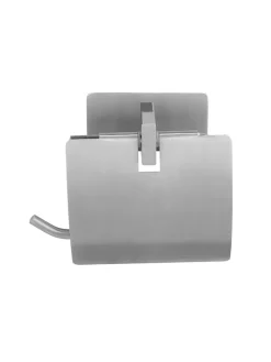 Edelstahl-Toilettenpapierhalter "Genova" - (B)14 x (H)11,4 x (T)6,2 cm