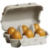 Eier, braun im Karton - Kaufladenzubehör - ab 3 Jahren