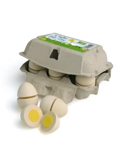 Eier zum Schneiden im Karton - Kaufladenzubehör - ab 3 Jahren