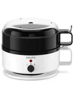 Eierkocher "Ovomat Super" in Weiß/ Schwarz