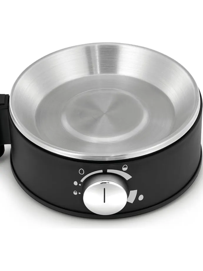 Eierkocher "Stelio" in Silber/ Schwarz