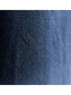 Einfarbige Bettwäsche 100% Baumwolle in Dunkelblau