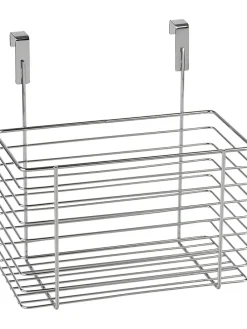 Einhängekorb in Silber - (B)24 x (H)24,5 x (T)15 cm