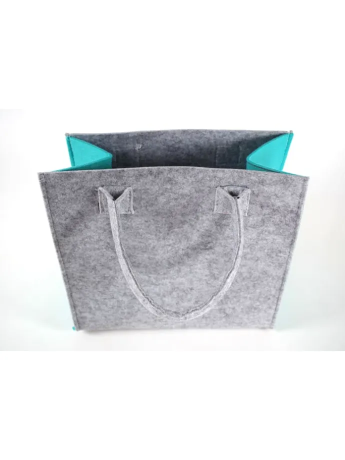 Einkaufstasche AQUAFELTBAG in Grau