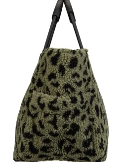 Einkaufstasche loopshopper M frame in Teddy Leo Olive