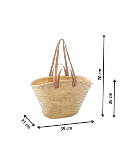 Einkaufstasche NATPALMBAG in Braun