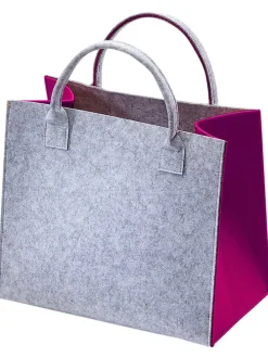 Einkaufstasche PINKFELTBAG in Grau