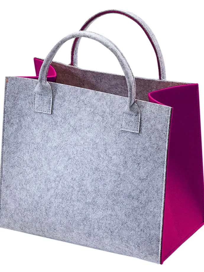 Einkaufstasche PINKFELTBAG in Grau
