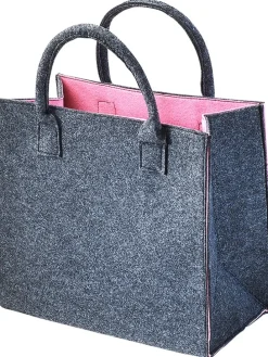 Einkaufstasche PINKFELTSHOP in Grau
