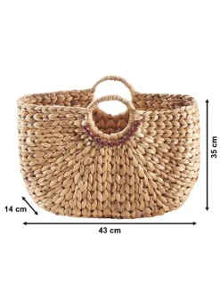 Einkaufstasche WEAVEHAND43 in Braun