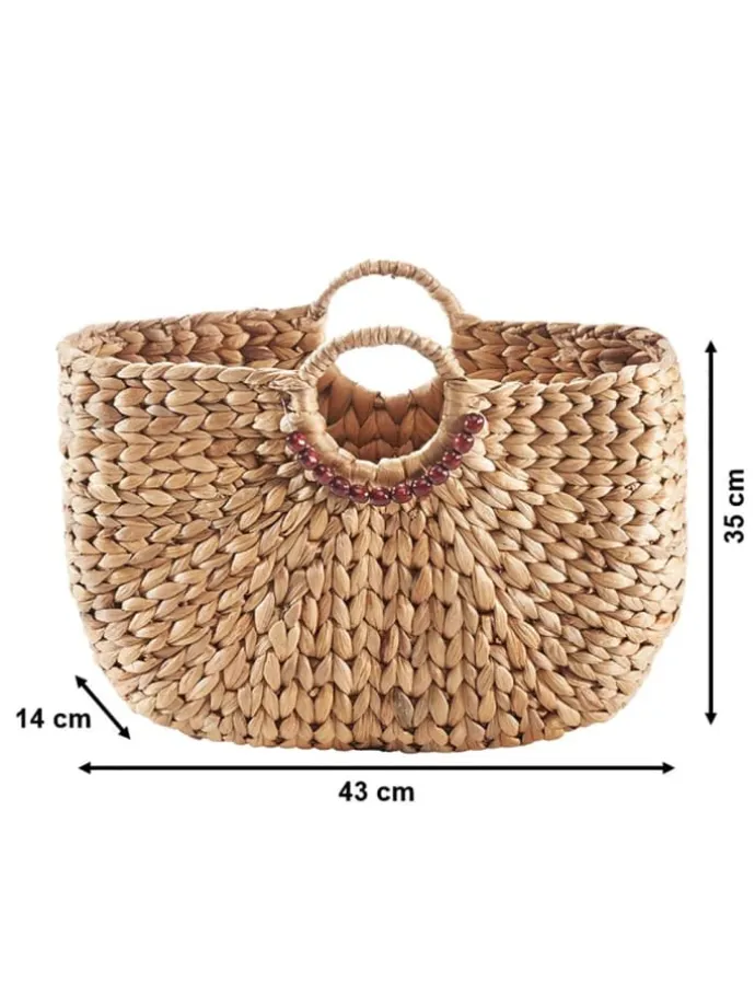 Einkaufstasche WEAVEHAND43 in Braun