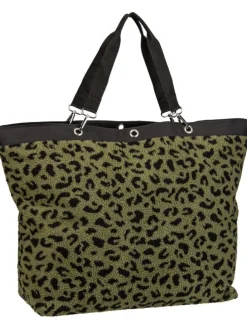 Einkaufstasche XL in Teddy Leo Olive
