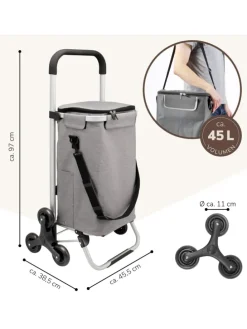 Einkaufstrolley ca. 47 x 97 x 38,5 cm (B/H/T)