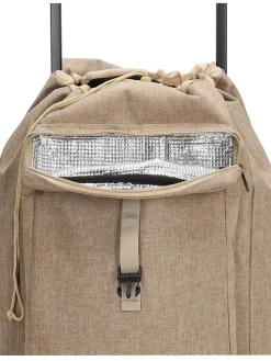 Einkaufstrolley in Beige - (B)43 x (H)100 x (T)40 cm