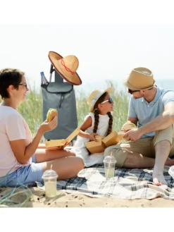 Einkaufstrolley in Grau